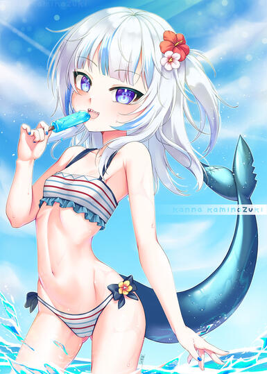 [FA] Gawr Gura Bikini