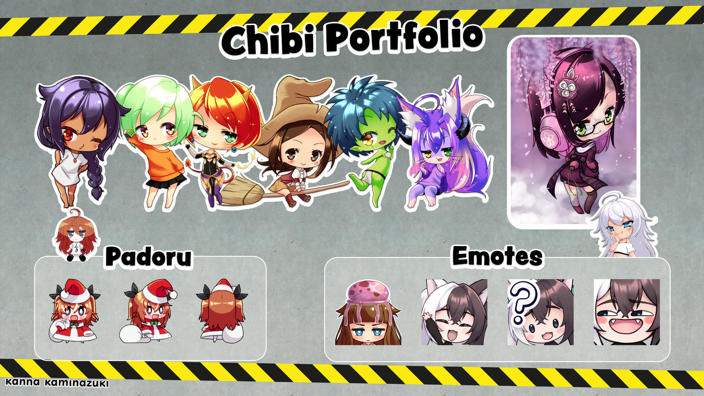 Multiple Chibi Artworks