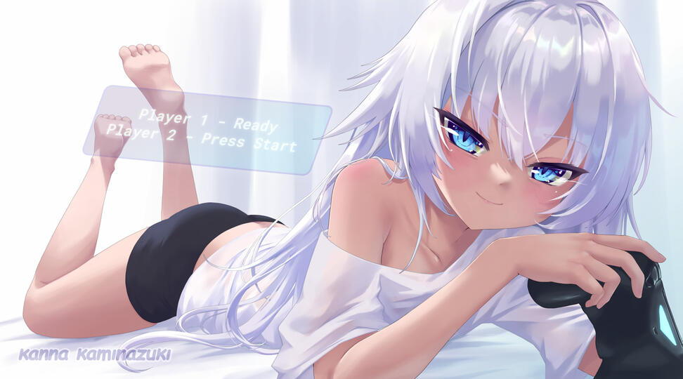 [OC] Gamer Girl Aidos - Mousepad Design